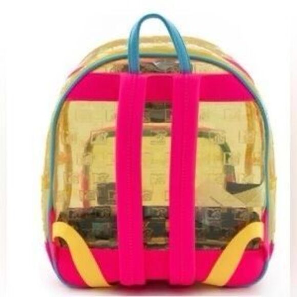 MTV Clear Debossed Logo Mini Backpack, Wallet & Blind Box (Single) Pin - Picture 9 of 13
